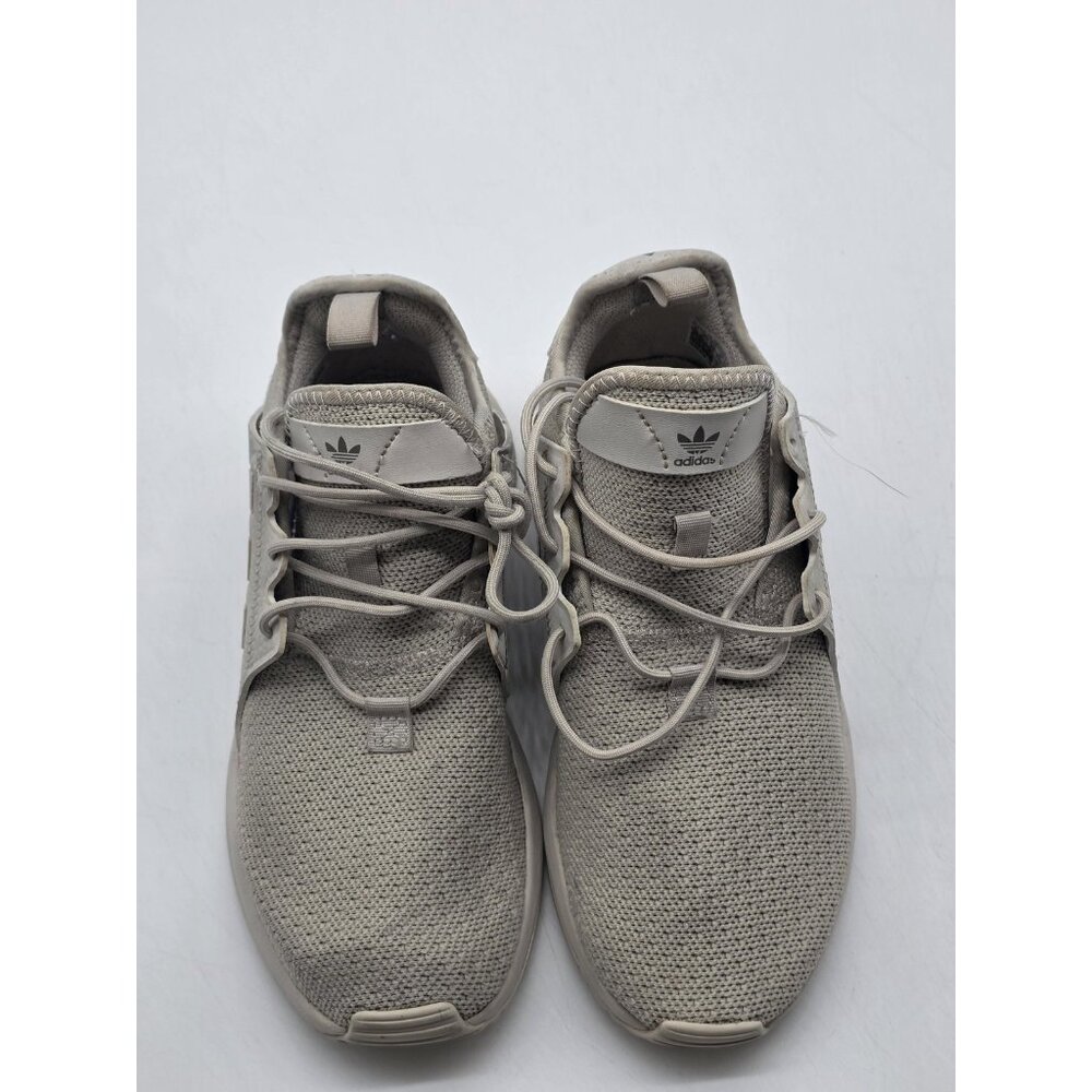 Adidas Originals Running Shoes boys 4 Beige x plr j Mesh Damaged Sneakers EE9876 - Picture 4 of 11